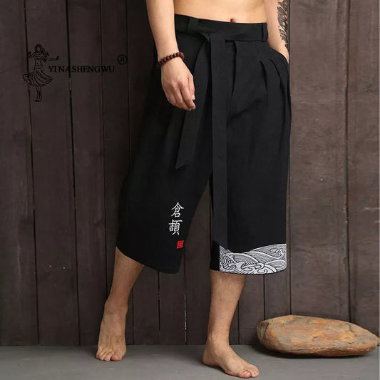 Japanese Traditional Pants Men