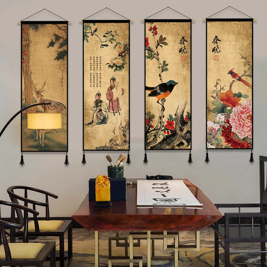 Japanese wall arts , tokyo designers, wall hangers, home decoration , chinese art, japanese art, canvas paint